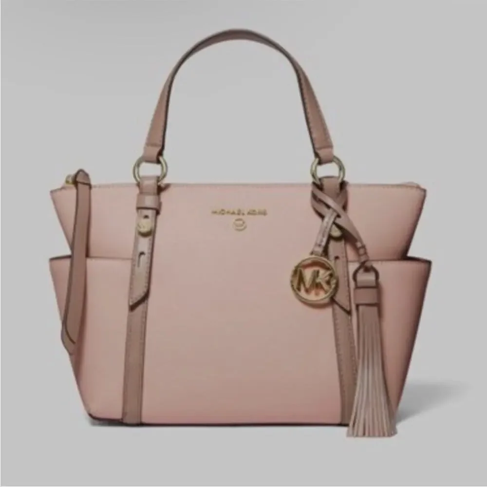 Michael Kors Nomad Tote Crossbody in Blush Pink